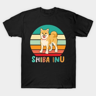 Vintage Retro Shiba Inu T-Shirt